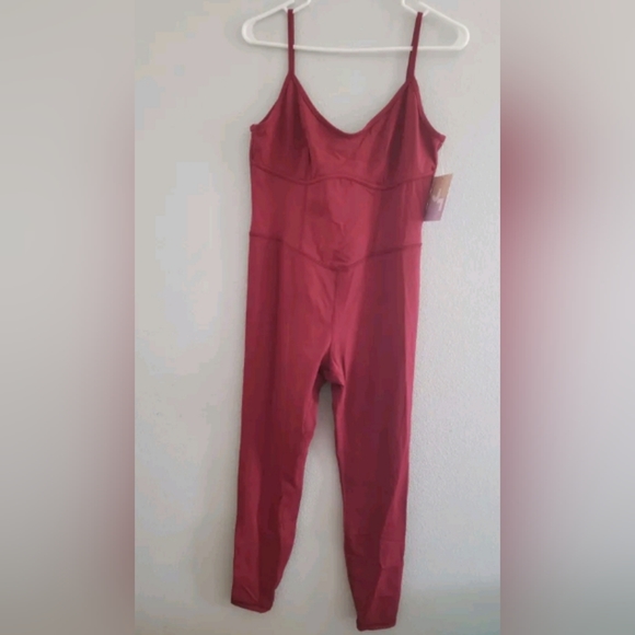 Womens Corset Bodysuit JoyLab Wine Red L - Picture 3 of 5